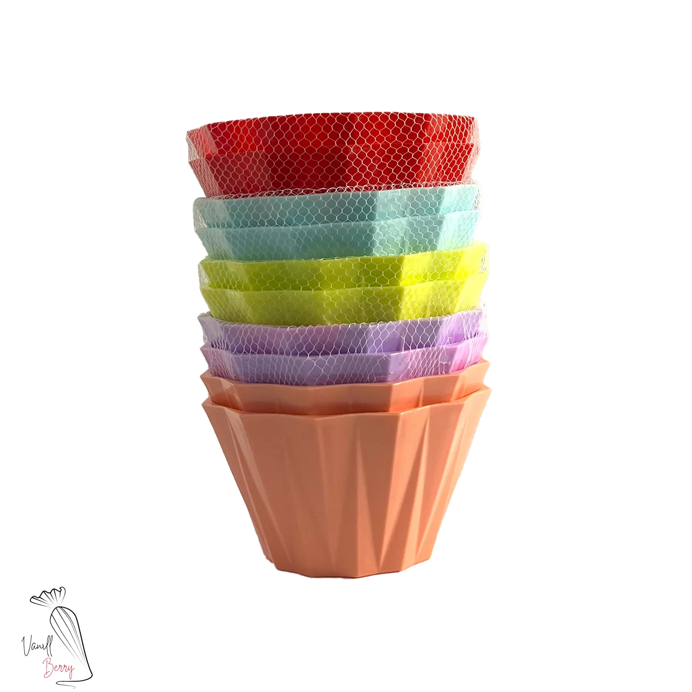 قالب باگ ۲ عددی|قالب باگ ۲ عددی رنگ گلبهی|وانیلابری قالب باگ ۲ عددی|قالب باگ دو عددی|قالب باگ 2 عددی