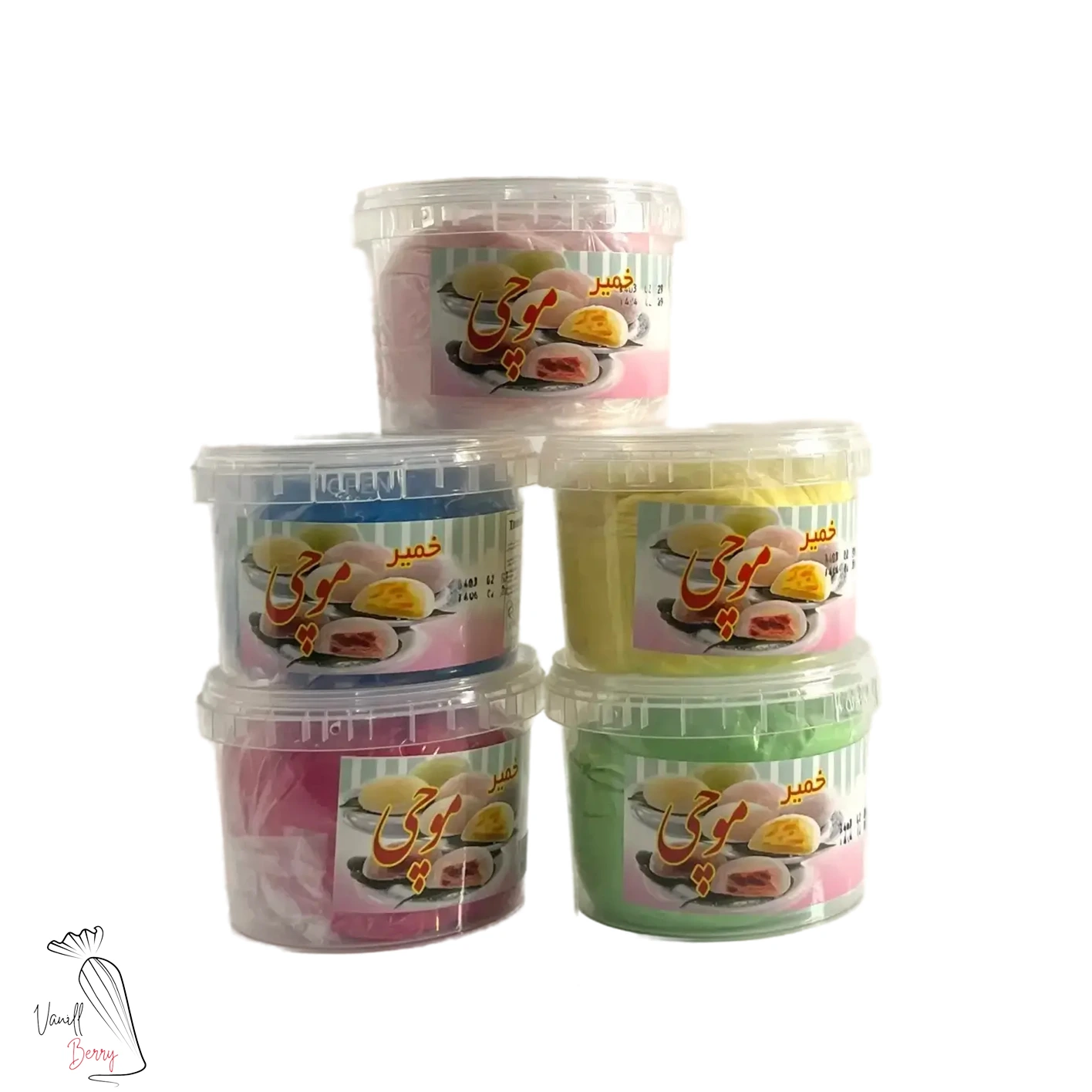 خمیر موچی|خمیر های موچی|خرید خمیرهای موچی از فروشگاه وانیلا بری