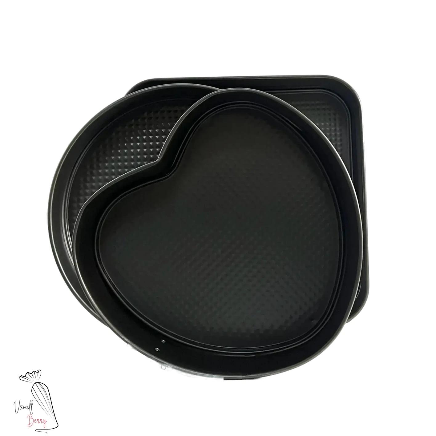 قالب کیک کمربندی ۳ عددی تفلون|قالب کیک مربع|قالب کیک دایره ای|قالب کیک دایره|قالب کیک قلبی|قالب کیک مربعی|جعبه قالب کیک کمربندی ۳ عددی تفلون|جعبه قالب کیک کمربندی ۳ عددی تفلون وانیلابری