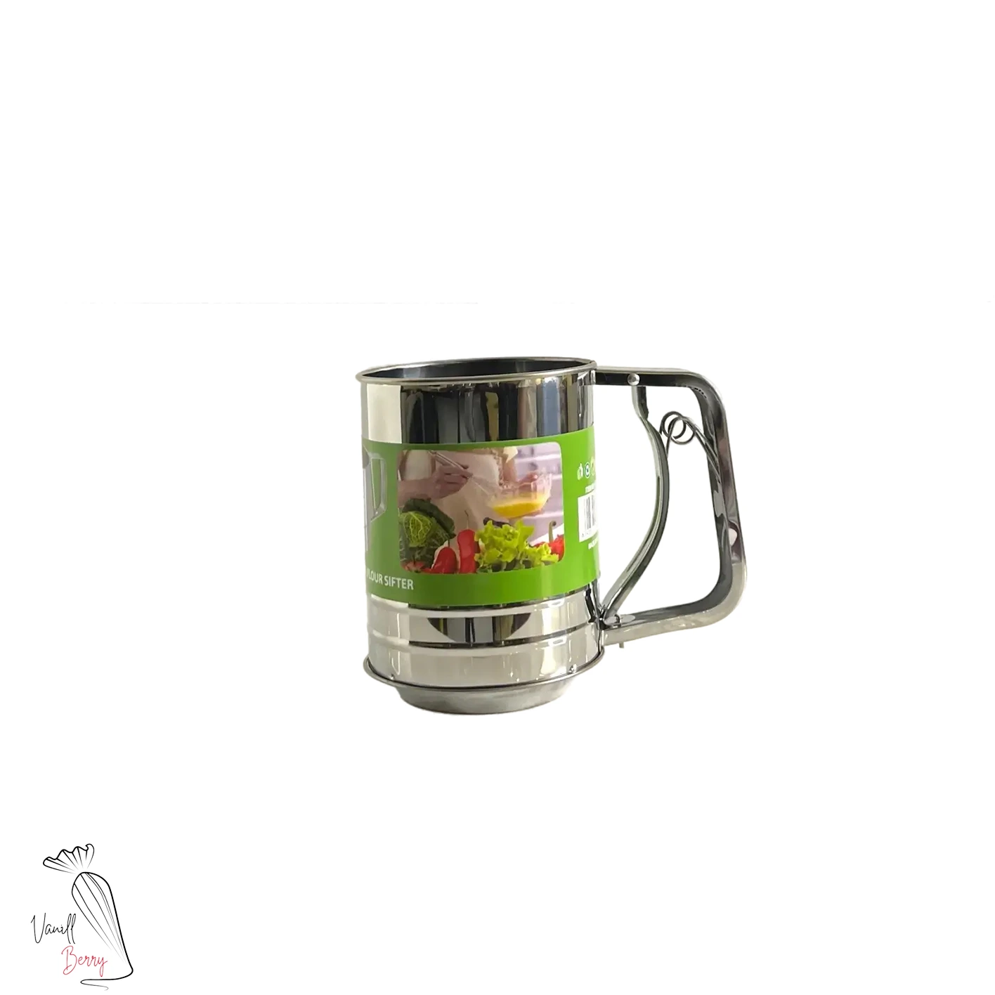 الک چرخان دو محور تمام استیل سایز متوسط|الک چرخان دو محور تمام استیل سایز متوسط شیرینی پزی|الک چرخان دو محور تمام استیل سایز متوسط کیک پزی