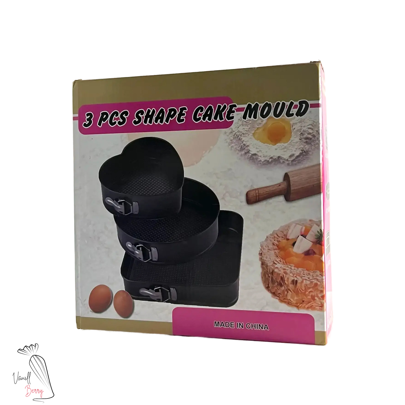 قالب کیک کمربندی ۳ عددی تفلون - Image 7