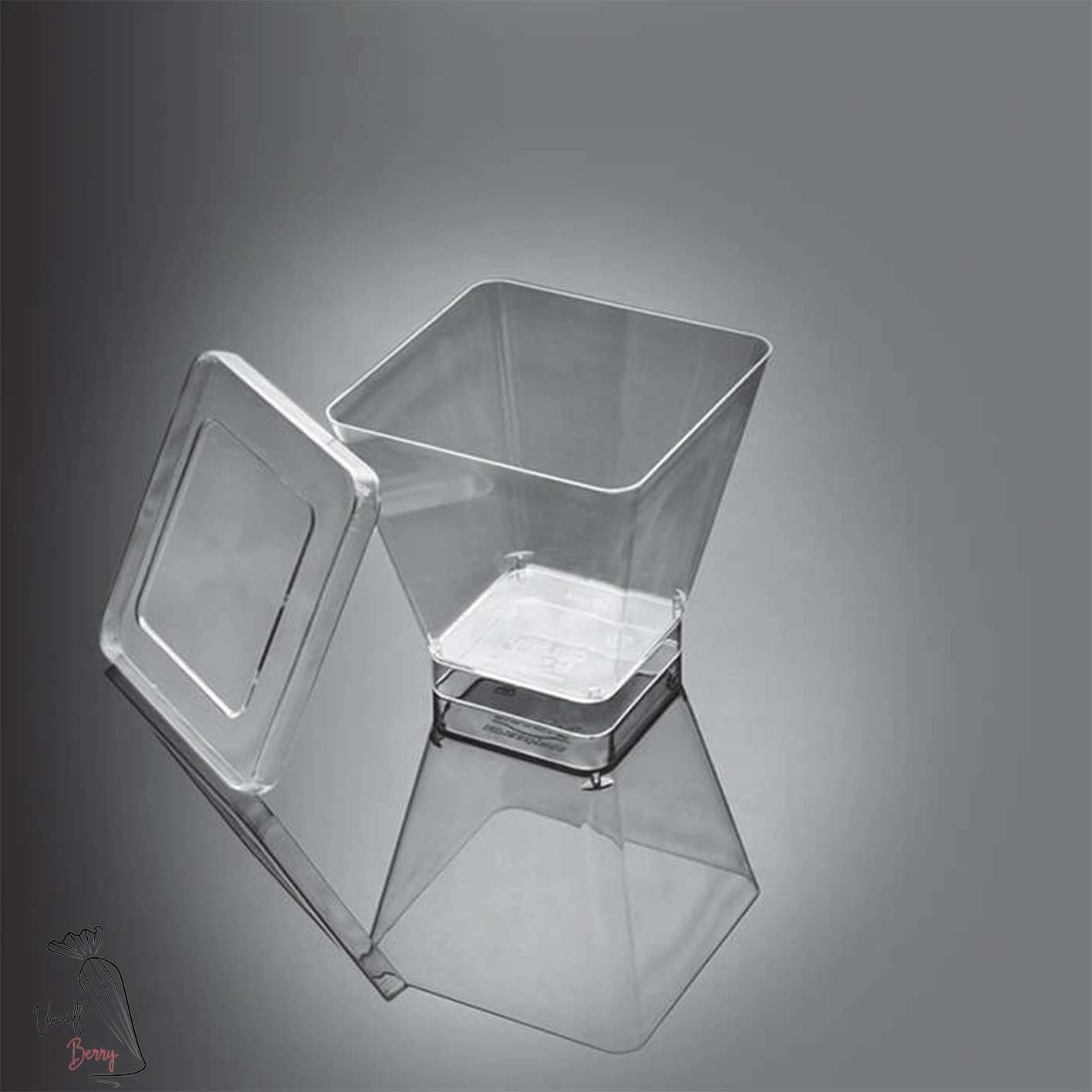 ظرف دسر آوش در دار بسته 6 عددی