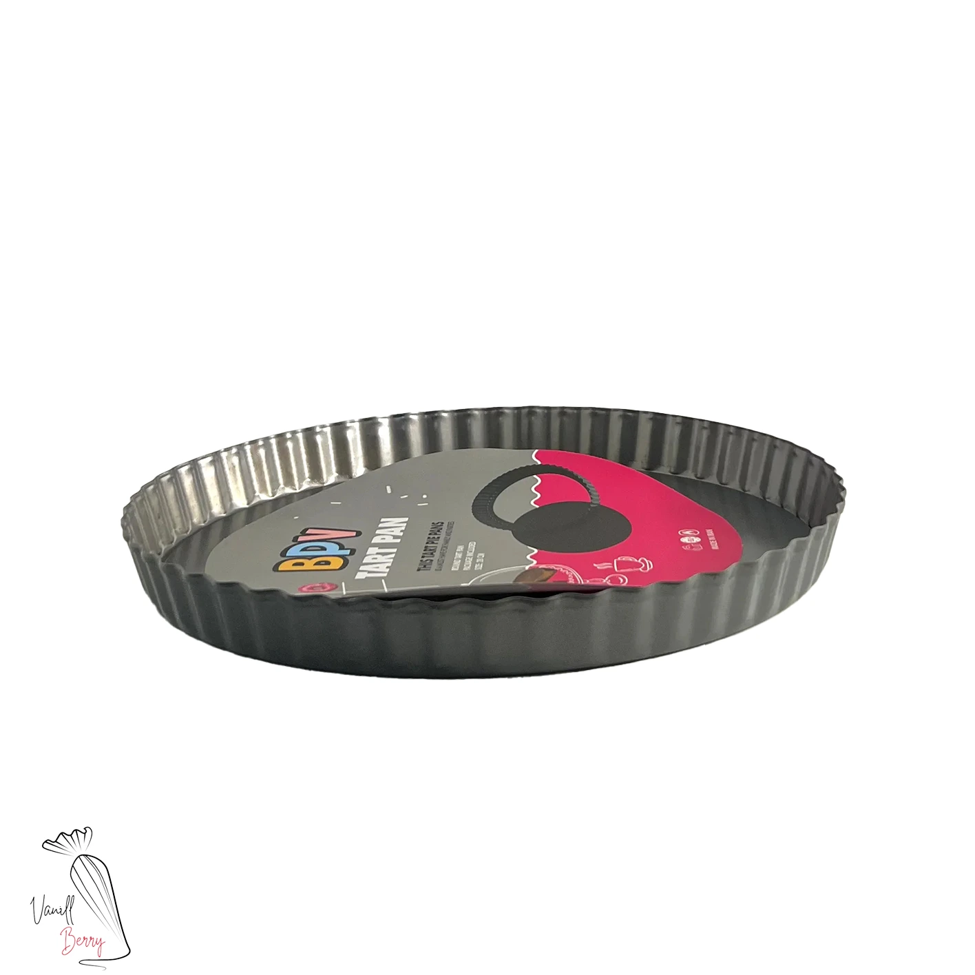 قالب تفلون تارت 28 سانت جدا شونده|خرید قالب تفلون تارت 28 سانت جدا شونده لوازم شیرینی پزی|قیمت قالب تفلون تارت 28 سانت جدا شونده از فروشگاه وانیلا بری